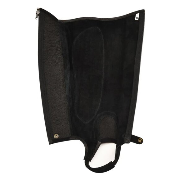 Ovation Women’s Suede Ribbed Half Chaps – Size Medium - Picture 2 of 9